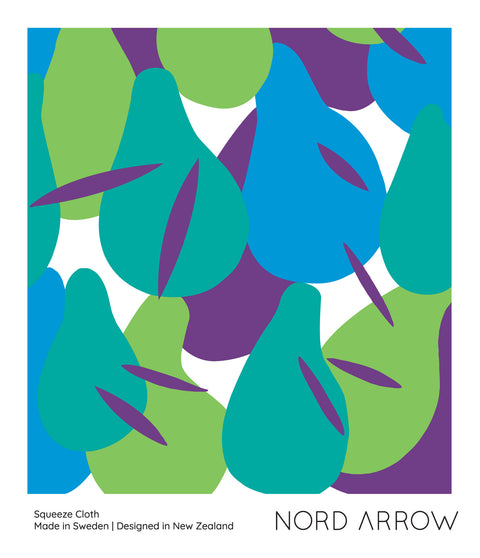 Pretty Pears - Green/Blue